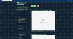 Desktop Screenshot of musicvideodirectors.blogspot.com