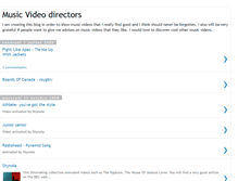 Tablet Screenshot of musicvideodirectors.blogspot.com