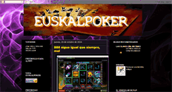 Desktop Screenshot of euskalpoker.blogspot.com