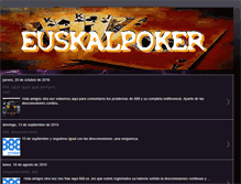 Tablet Screenshot of euskalpoker.blogspot.com