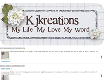 Tablet Screenshot of kjkreations.blogspot.com