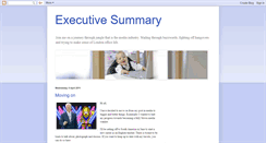 Desktop Screenshot of myexecutivesummary.blogspot.com