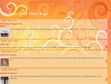 Tablet Screenshot of letyourloveflowyoga.blogspot.com