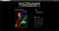 Desktop Screenshot of hootenannyband.blogspot.com