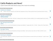 Tablet Screenshot of califaproducts.blogspot.com