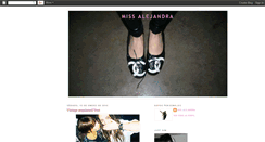 Desktop Screenshot of miss-alejandra.blogspot.com