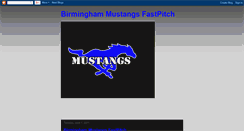 Desktop Screenshot of birminghammustangsfastpitch.blogspot.com