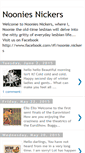 Mobile Screenshot of nooniesnickers.blogspot.com