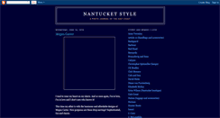 Desktop Screenshot of nantucketstyle.blogspot.com