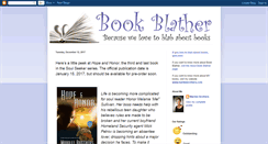 Desktop Screenshot of bookblatherblog.blogspot.com