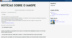 Desktop Screenshot of iamspesaude.blogspot.com