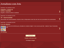 Tablet Screenshot of jornalismocomjota.blogspot.com