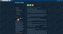 Desktop Screenshot of kristenmueller.blogspot.com