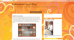 Desktop Screenshot of embroideredsoul.blogspot.com