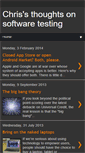 Mobile Screenshot of chrisonsoftwaretesting.blogspot.com