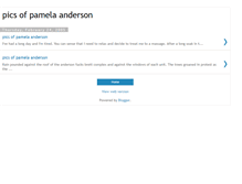 Tablet Screenshot of pics-of-pamela-anderson.blogspot.com