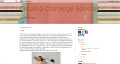 Desktop Screenshot of creativeconciergeservices.blogspot.com