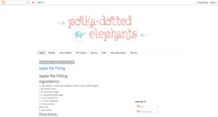 Desktop Screenshot of polka-dottedelephants.blogspot.com