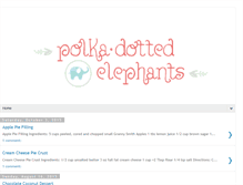 Tablet Screenshot of polka-dottedelephants.blogspot.com