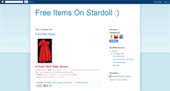 Desktop Screenshot of free-items-on-stardooll.blogspot.com