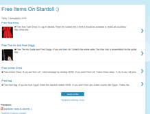 Tablet Screenshot of free-items-on-stardooll.blogspot.com