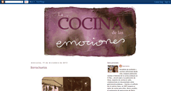 Desktop Screenshot of cocinayemociones.blogspot.com