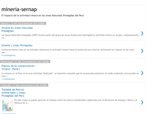 Tablet Screenshot of mineria-sernap.blogspot.com
