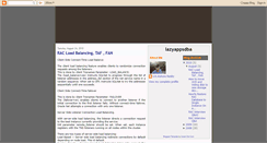 Desktop Screenshot of lazyappsdba.blogspot.com