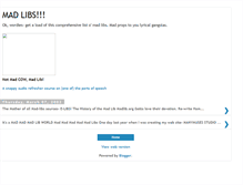 Tablet Screenshot of madlibs.blogspot.com