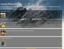 Tablet Screenshot of liquidpresence.blogspot.com