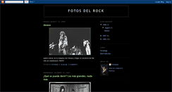Desktop Screenshot of fotosdelrock.blogspot.com