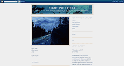 Desktop Screenshot of nightpaintings.blogspot.com