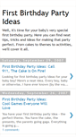 Mobile Screenshot of firstbirthdaypartyideasinfo.blogspot.com