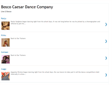 Tablet Screenshot of boscocaesardancecompany.blogspot.com