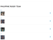 Tablet Screenshot of philippinerugbyteam.blogspot.com