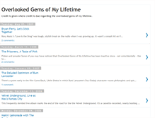 Tablet Screenshot of overlookedgems.blogspot.com