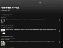 Tablet Screenshot of forbiddenforrest.blogspot.com