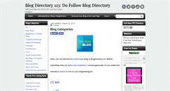 Desktop Screenshot of blogdirectory123.blogspot.com