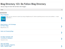 Tablet Screenshot of blogdirectory123.blogspot.com