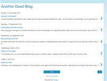 Tablet Screenshot of anotherdeadblog.blogspot.com