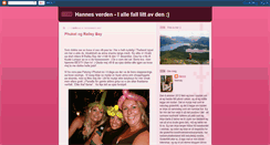 Desktop Screenshot of hanneborgersen.blogspot.com