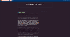 Desktop Screenshot of growingongoofy.blogspot.com