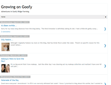 Tablet Screenshot of growingongoofy.blogspot.com