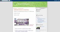Desktop Screenshot of miperfilragualimpia.blogspot.com