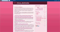 Desktop Screenshot of chicas-de-alambre.blogspot.com