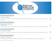 Tablet Screenshot of bluebonnetknittingguild.blogspot.com