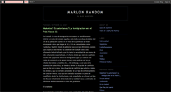 Desktop Screenshot of marlonrandom.blogspot.com