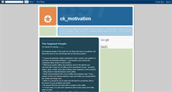 Desktop Screenshot of ckmotivation1.blogspot.com
