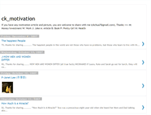 Tablet Screenshot of ckmotivation1.blogspot.com