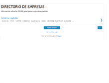 Tablet Screenshot of empresasespanolas.blogspot.com